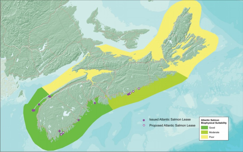 Clasificacion areas de cultivo en Nueva Escocia